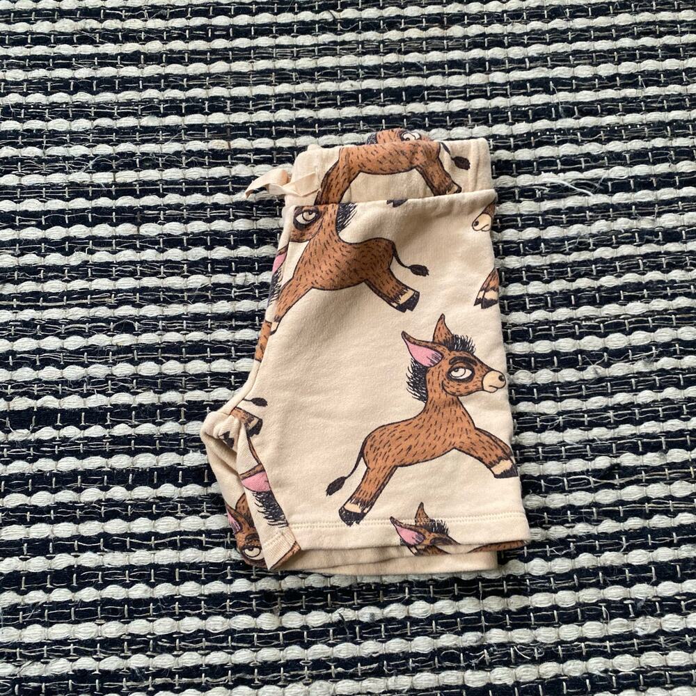 🌿Mini Rodini Kids Donkey Organic Shorts 116/122 5/7Years